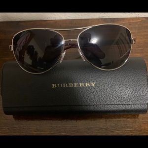 Authentic Burberry Aviator Sunglasses